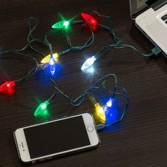 Bandwagon Holiday Holiday Iphone String Light Charging Cord Poshmark